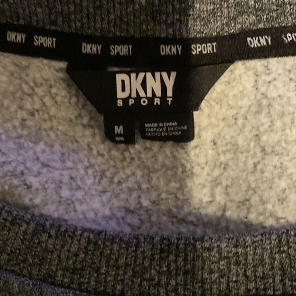 DKNY Women's Rhinestone Logo Crew Neck - Picture 7 of 7